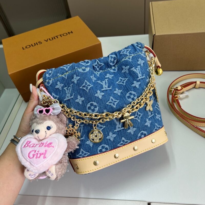 Alternative view of LOUIS VUITTON NANO NOAH BACKPACK DENIM BLUE 19CM M83043