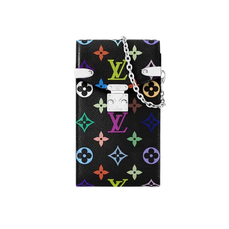 LOUIS VUITTON X TAKASHI MURAKAMI PHONE POUCH MÉTIS MULTICOLORED 17CM M14098