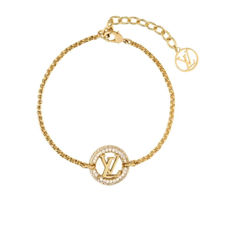 LOUIS VUITTON LOUISE BY NIGHT BRACELET GOLD M00758
