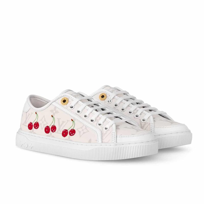 LOUIS VUITTON X TAKASHI MURAKAMI LV LAGOON SNEAKER WHITE 1AHKYO