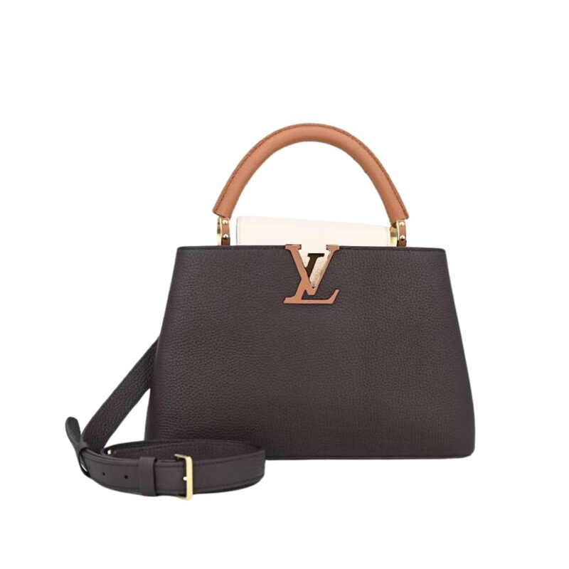 LOUIS VUITTON CAPUCINES MM BAG BROWN 27CM M20581