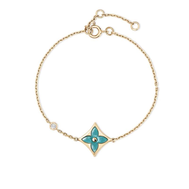 LOUIS VUITTON COLOR BLOSSOM BB STAR BRACELET YELLOW GOLD Q05977