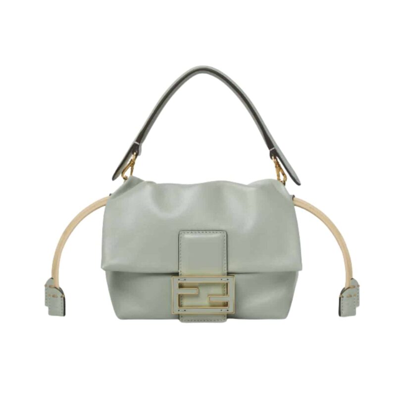 FENDI MAMMA BAGUETTE SMALL MATCHA GREEN 18CM 8BS105ABVEF1SK5