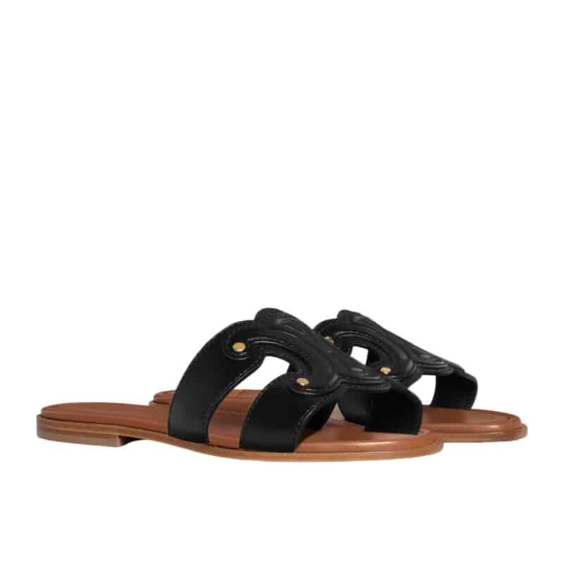 CELINE MARINA MULE BLACK 352413767C 38NO