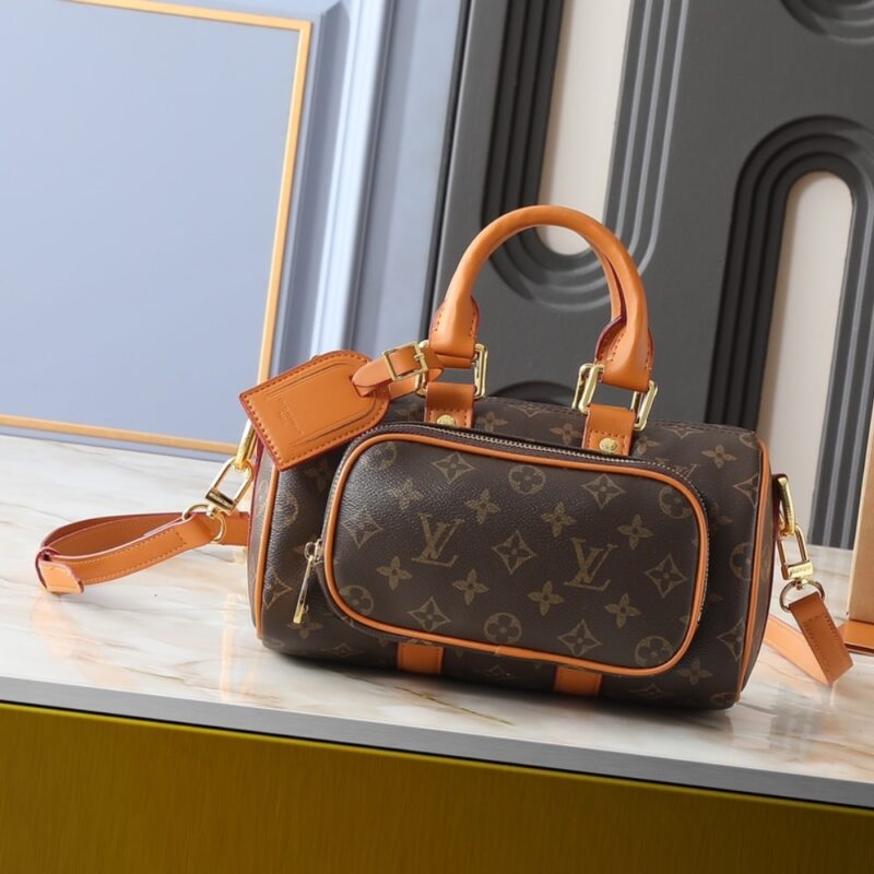 Alternative view of LOUIS VUITTON KEEPALL CARGO BAG 25 BROWN 25CM M14981