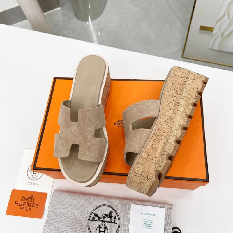 Alternative view of HERMES EZE 30 SANDAL BEIGE CAMEL H232150Z D1370