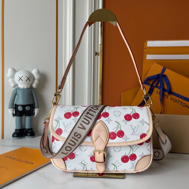 Alternative view of LOUIS VUITTON X TAKASHI MURAKAMI DIANE BAG MONOGRAM CHERRY WHITE 25CM