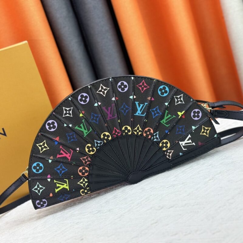 Alternative view of LOUIS VUITTON FAN BAG BLACK 37CM