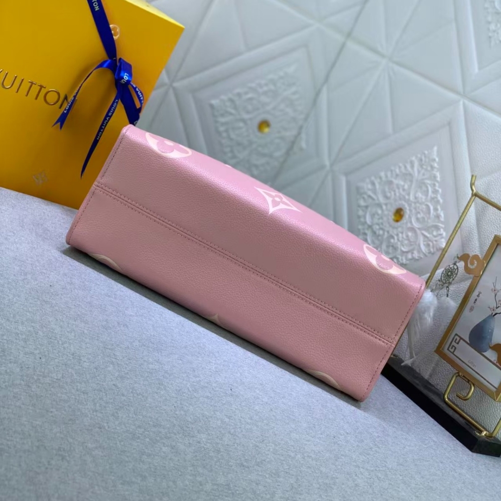 Louis Vuitton Onthego MM Monogram Empreinte Trianon Pink 33cm M46286 - Image 4