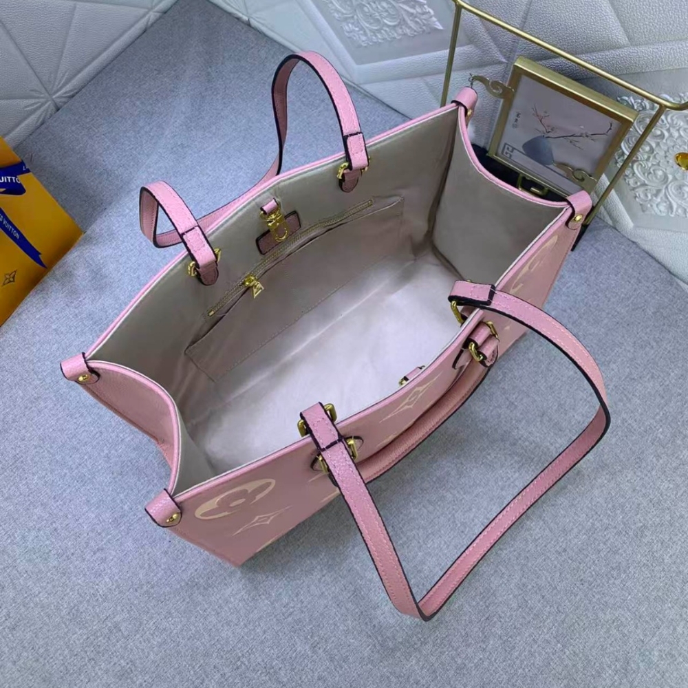 Louis Vuitton Onthego MM Monogram Empreinte Trianon Pink 33cm M46286 - Image 10