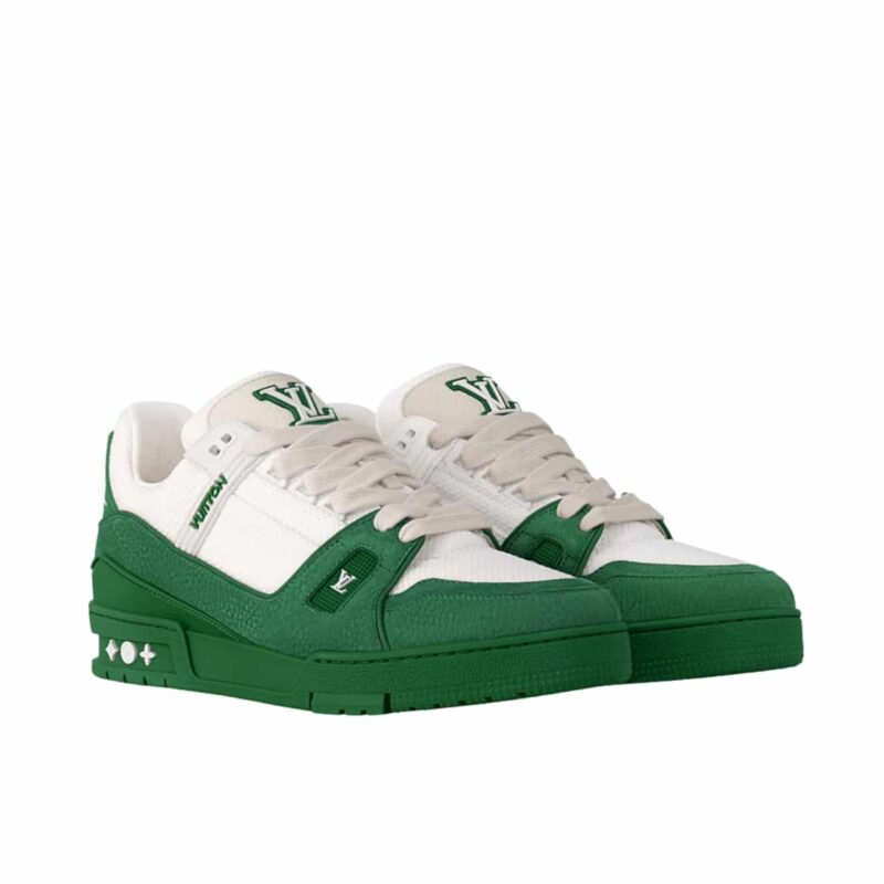 LOUIS VUITTON LV TRAINER SNEAKER GREEN 1AHTL5