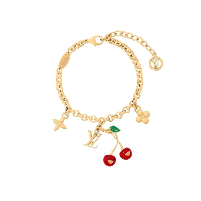LOUIS VUITTON X MURAKAMI CERISE BRACELET GOLD M1691A