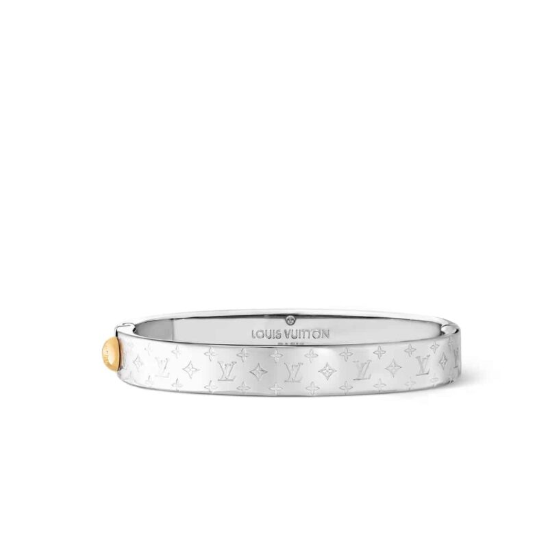 LOUIS VUITTON NANOGRAM CUFF PALLADIUM  M00250