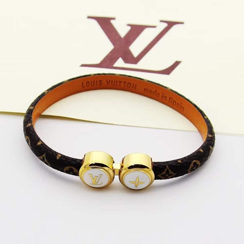 Alternative view of LOUIS VUITTON LV BLOOMING BRACELET MONOGRAM BROWN M8435E