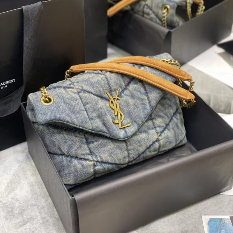 Alternative view of [SUPER VIP 1:1] SAINT LAURENT PUFFER TOY IN DENIM 28CM 7593372PT674575