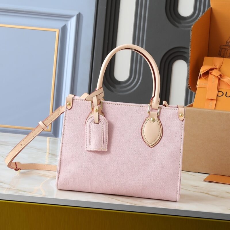 Alternative view of LOUIS VUITTON ONTHEGO PM DENIM PINK 25CM