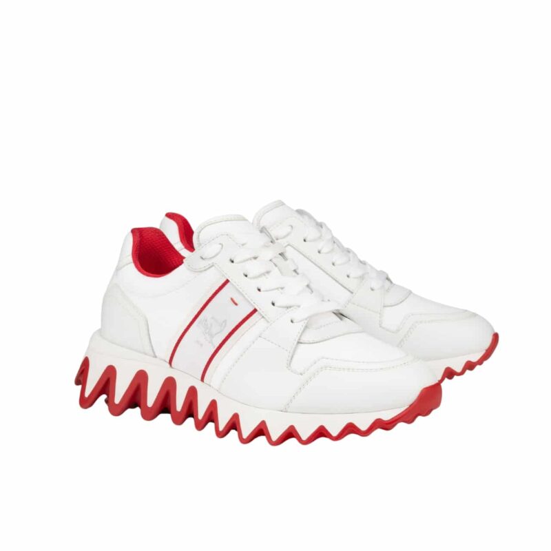 CHRISTIAN LOUBOUTIN NASTROSHARK SNEAKER WHITE