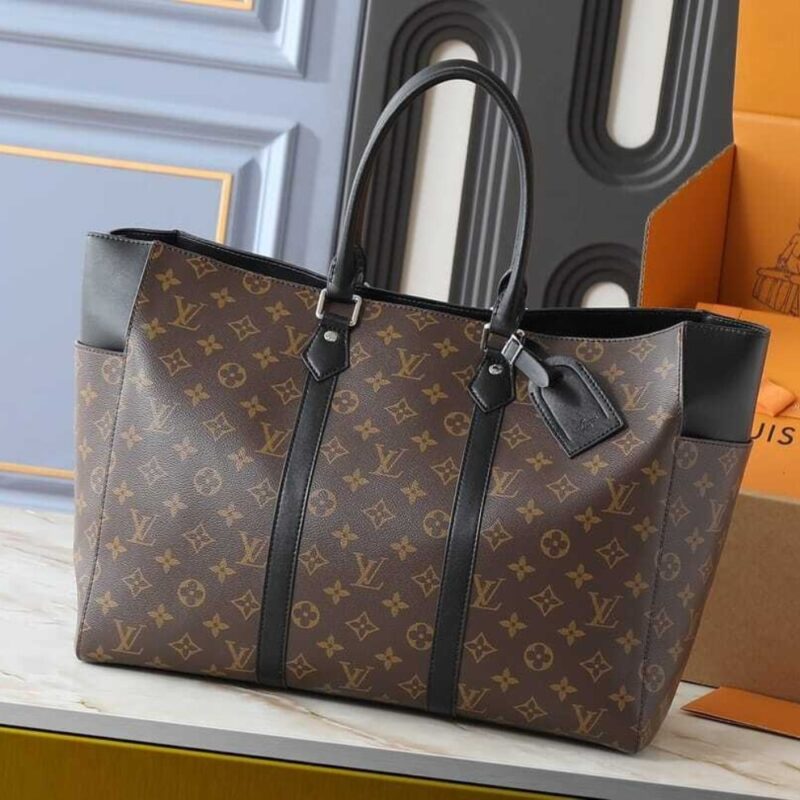 Alternative view of LOUIS VUITTON SAC PLAT 24H MONOGRAM BROWN 44CM