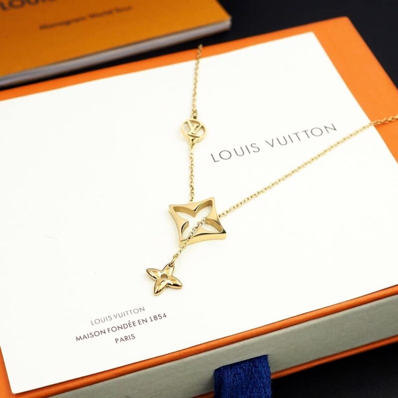 Alternative view of LOUIS VUITTON LV FLOWERGRAM NECKLACE M01234