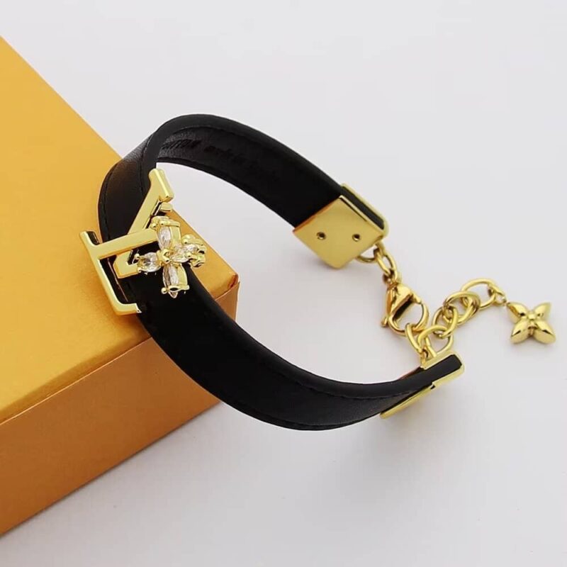 Alternative view of LOUIS VUITTON LV ICONIC FLOWER BRACELET NOIR M8780Z