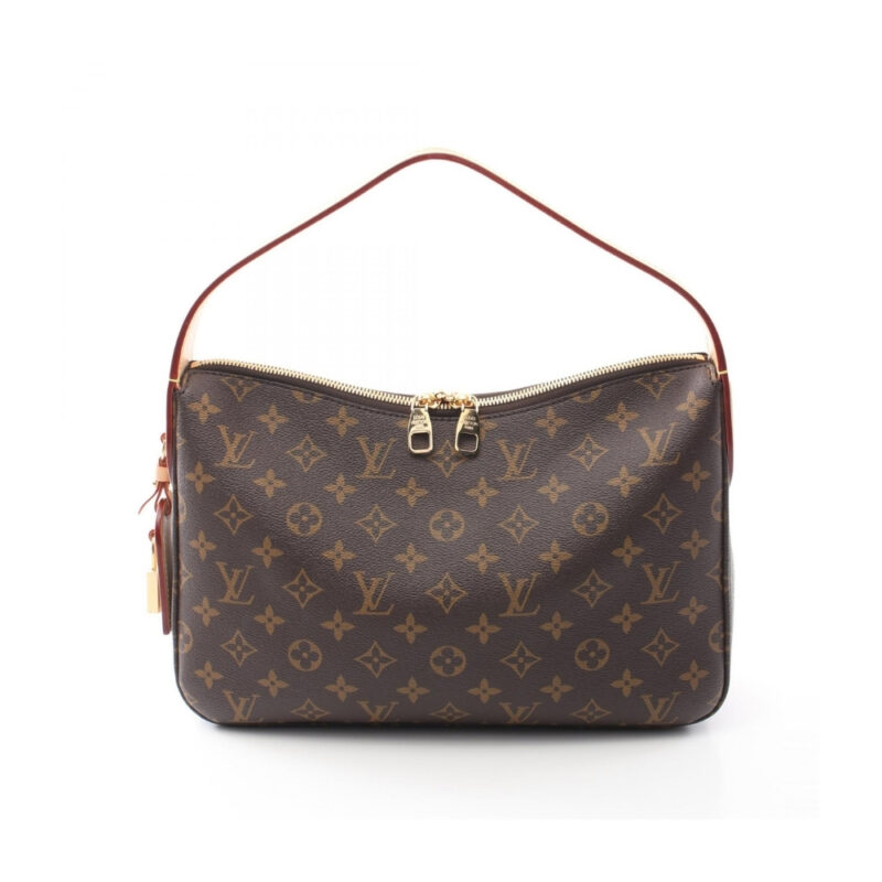 LOUIS VUITTON SLOUCHY PM BAG BROWN 33CM M11952
