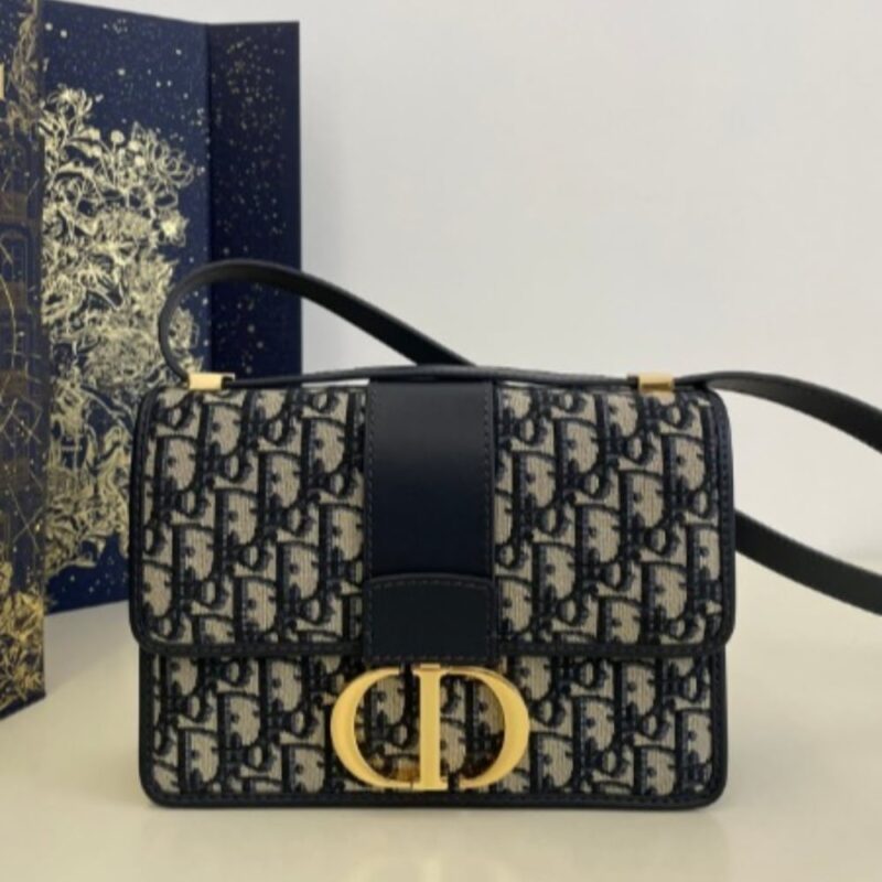 Alternative view of [SUPER VIP 1:1] DIOR 30 MONTAIGNE BAG BLUE DIOR OBLIQUE JACQUARD 25CM M9203UTZQ M928