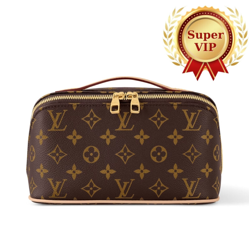 [SUPER VIP 1:1] LOUIS VUITTON TOILETRY BAG MONOGRAM CANVAS BROWN 24CM M11750