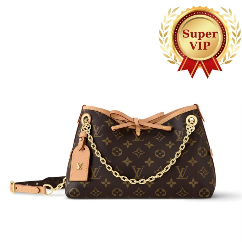 [SUPER VIP 1:1] LOUIS VUITTON CARRYALL BB BAG MONOGRAM BROWN 26CM M13014