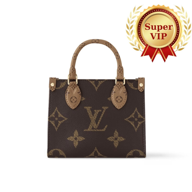 [SUPER VIP 1:1] LOUIS VUITTON ONTHEGO BB BAG MONOGRAM BROWN 18CM M46839