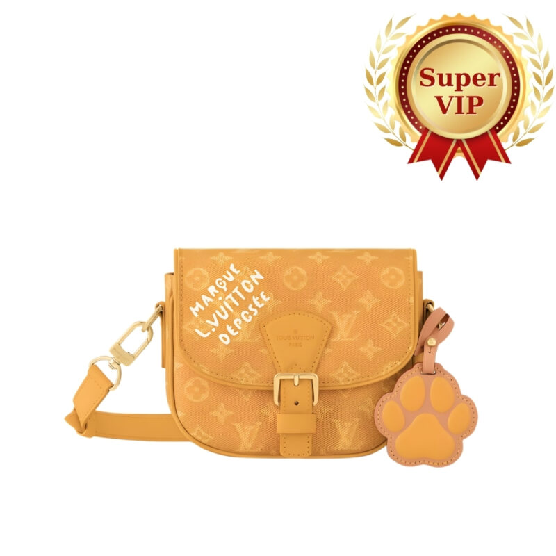 [SUPER VIP 1:1] LOUIS VUITTON MONTSOURIS MESSENGER YELLOW 20CM M12694