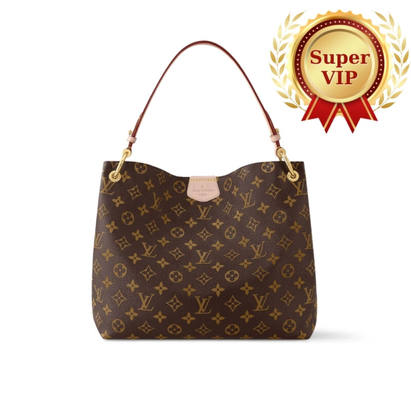 [SUPER VIP 1:1] LOUIS VUITTON GRACEFUL PM MONOGRAM BEIGE 46CM M43701