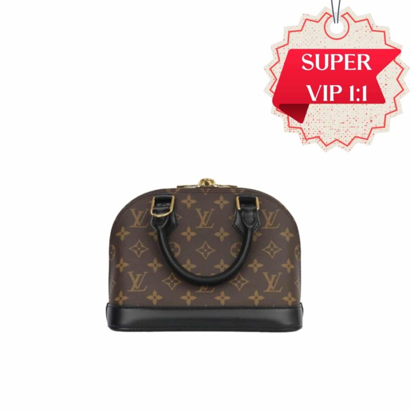[SUPER VIP 1:1] LOUIS VUITTON ALMA BB MONOGRAM CANVAS BLACK 23CM