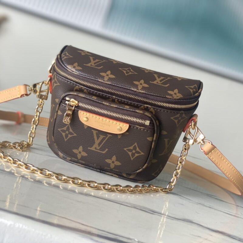 Alternative view of [SUPER VIP 1:1] LOUIS VUITTON MINI BUMBAG MONOGRAM CANVAS 17CM M82335