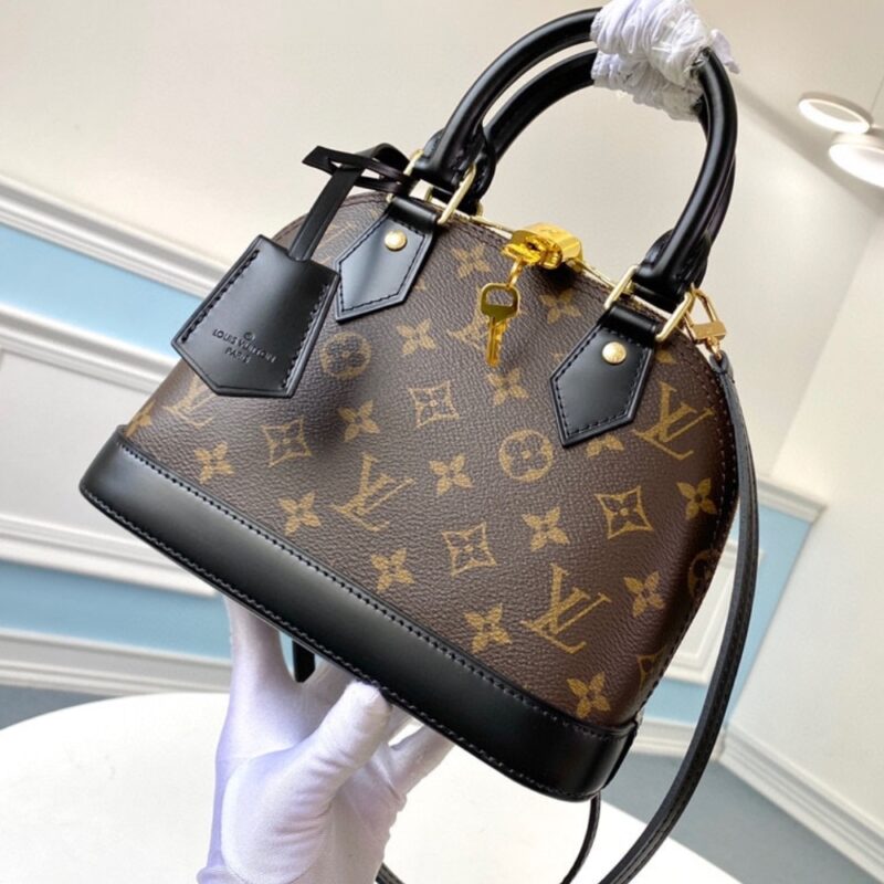 Alternative view of [SUPER VIP 1:1] LOUIS VUITTON ALMA BB MONOGRAM CANVAS BLACK 23CM