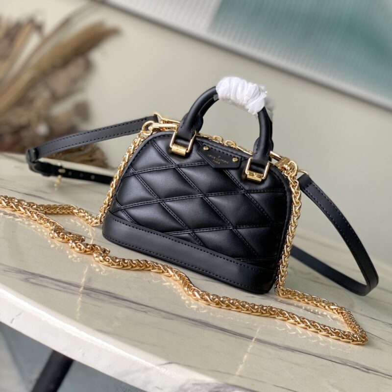 Alternative view of [SUPER VIP 1:1] LOUIS VUITTON NANO ALMA BLACK 18CM M83048