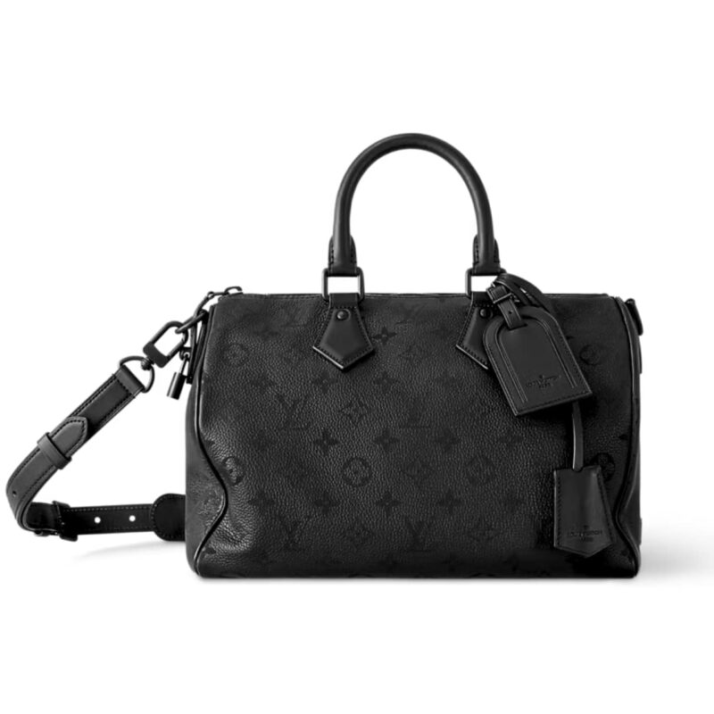 LOUIS VUITTON SPEEDY P9 BANDOULIÈRE ULTRA BLACK 26CM M13904