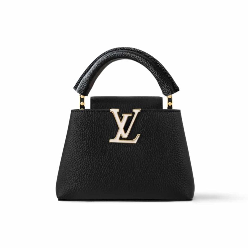 LOUIS VUITTON CAPUCINES MINI BLACK 21CM