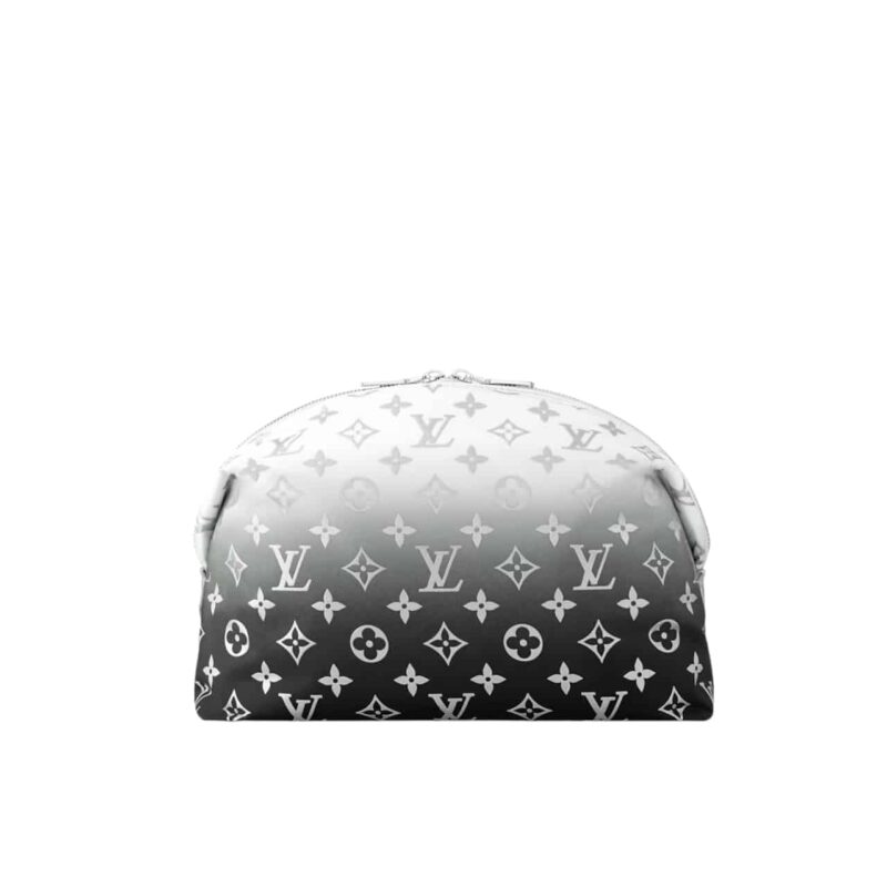 LOUIS VUITTON COSMETIC POUCH FROST GRADIENT SILVER 27CM M12052
