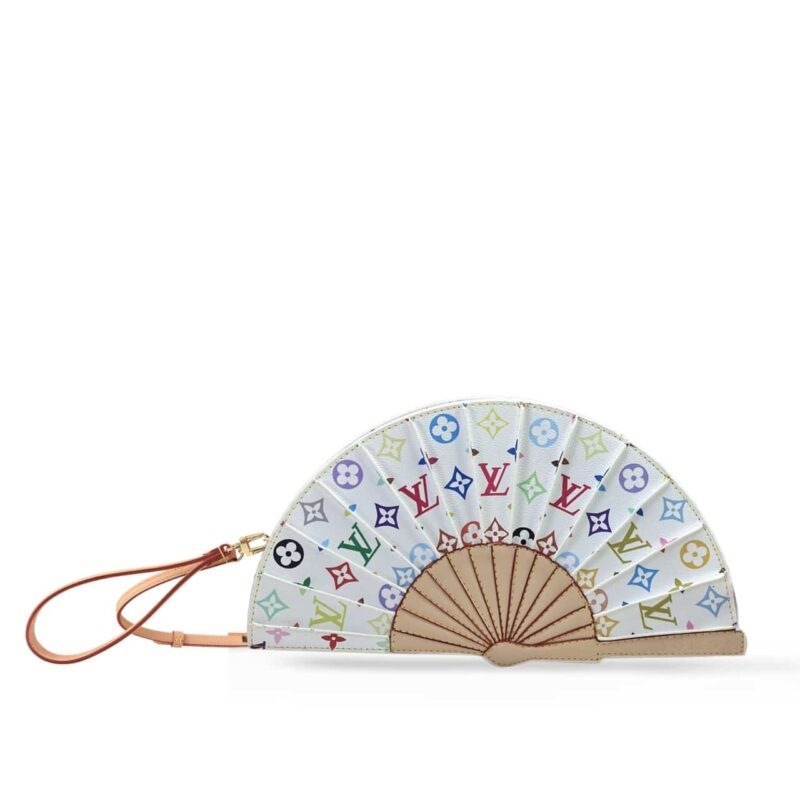 LOUIS VUITTON FAN BAG WHITE 37CM