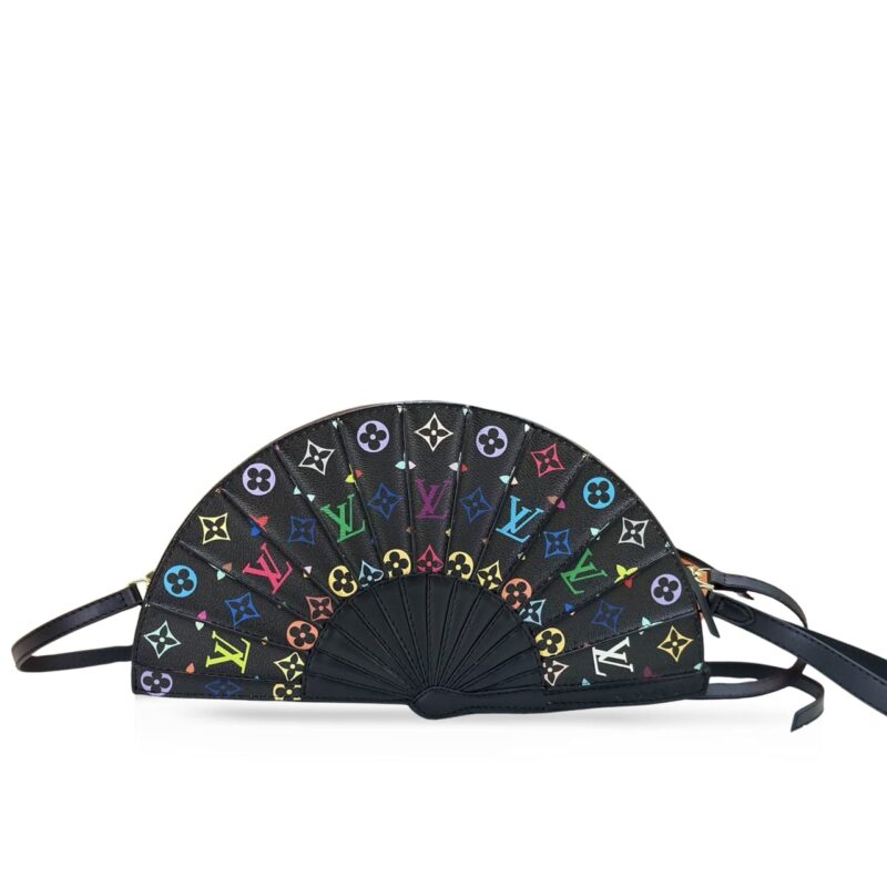 LOUIS VUITTON FAN BAG BLACK 37CM