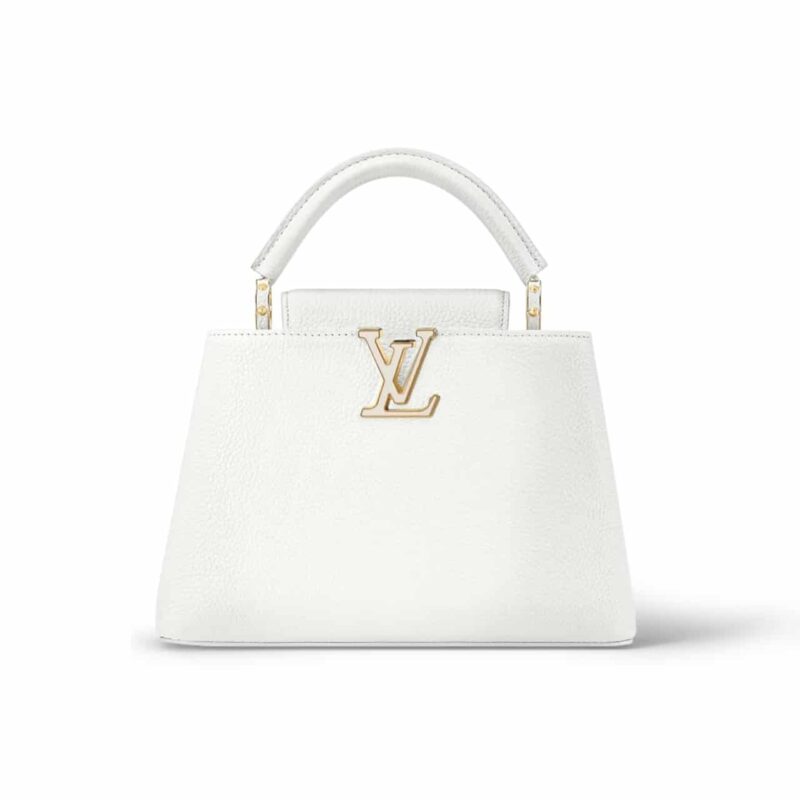LOUIS VUITTON CAPUCINES BB SNOW WHITE 27CM M55832