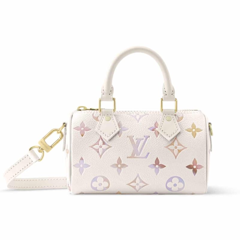 LOUIS VUITTON NANO SPEEDY DREAM BEIGE 16CM M25591