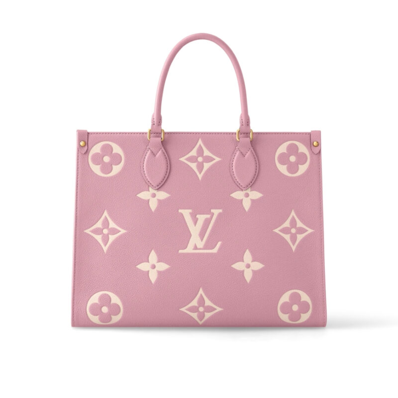 Louis Vuitton Onthego MM Monogram Empreinte Trianon Pink 33cm M46286
