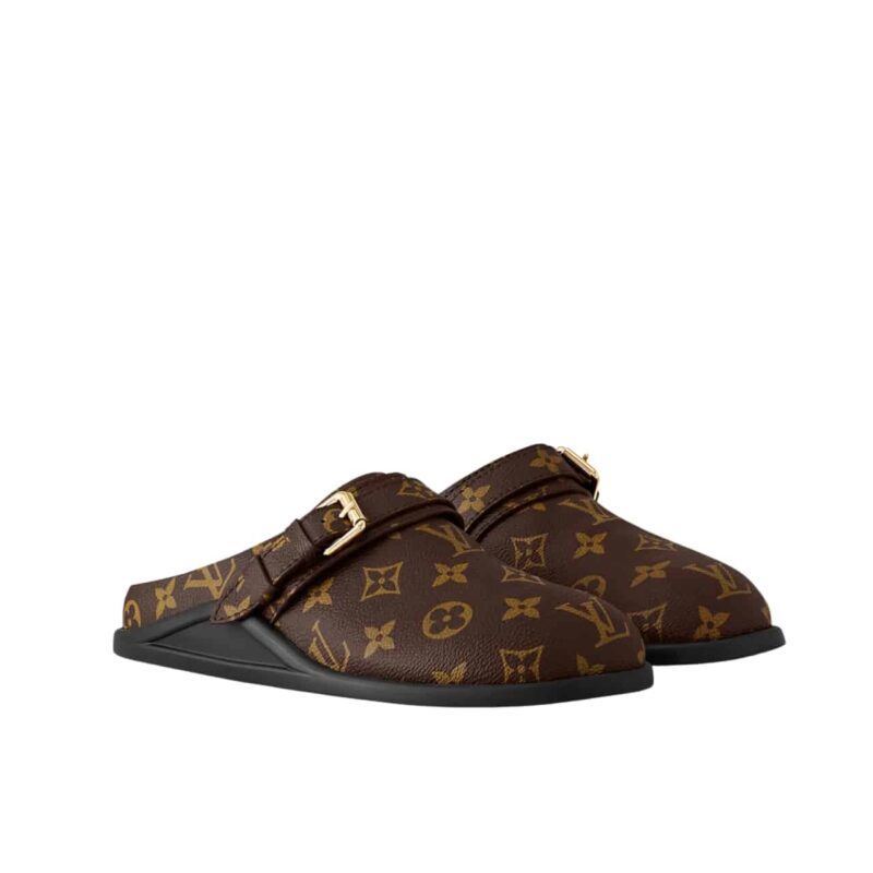 LOUIS VUITTON TO GO FLAT COMFORT CLOG CACAO BROWN 1AHMH5