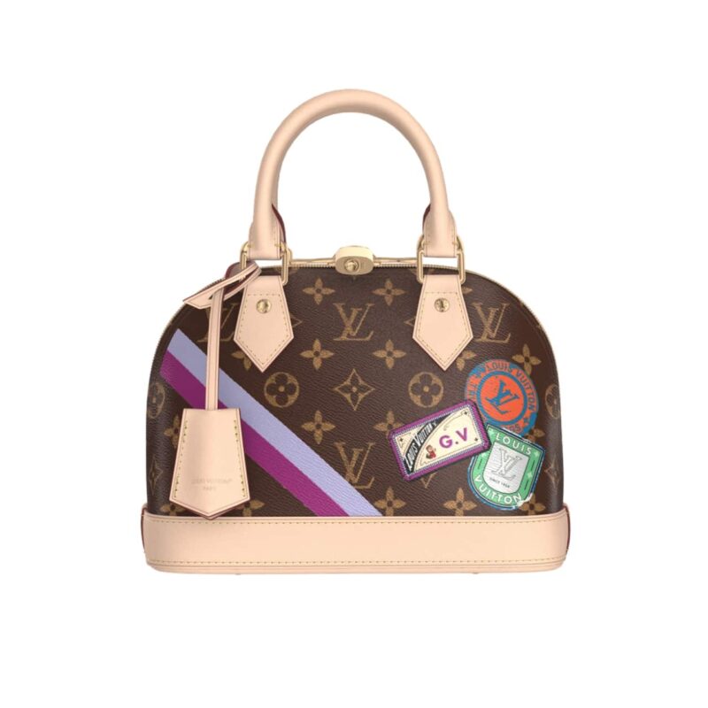 LOUIS VUITTON ALMA BB MON MONOGRAM BROWN 23CM P01917