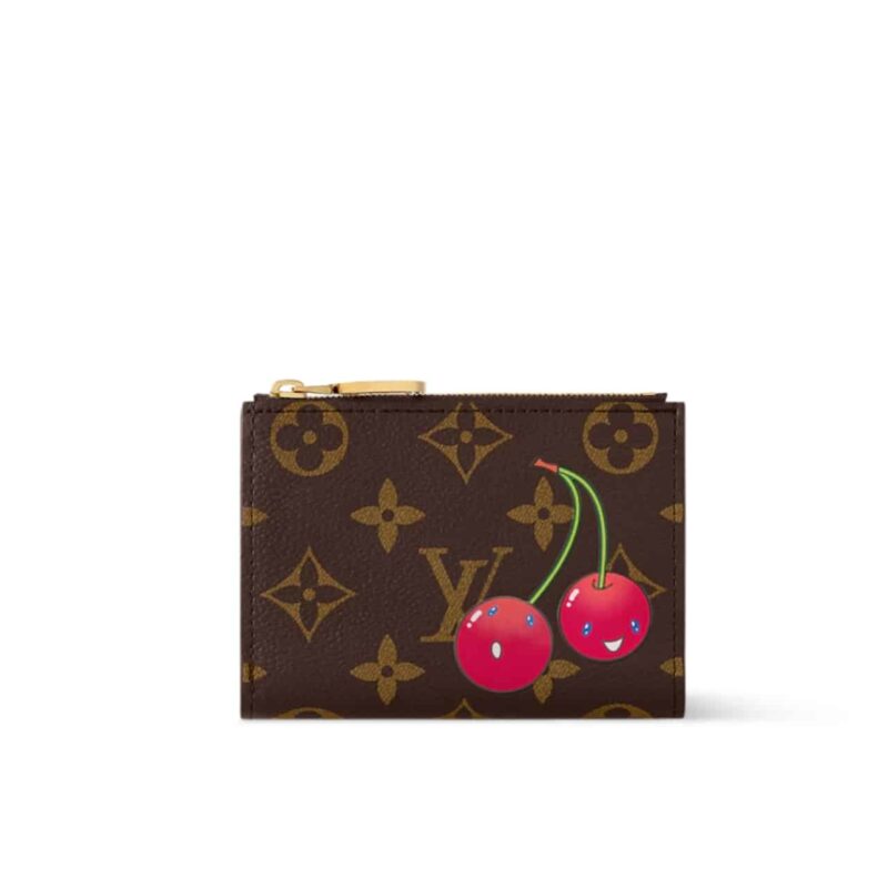 LOUIS VUITTON X MURAKAMI LISA WALLET MONOGRAM 11CM M13420