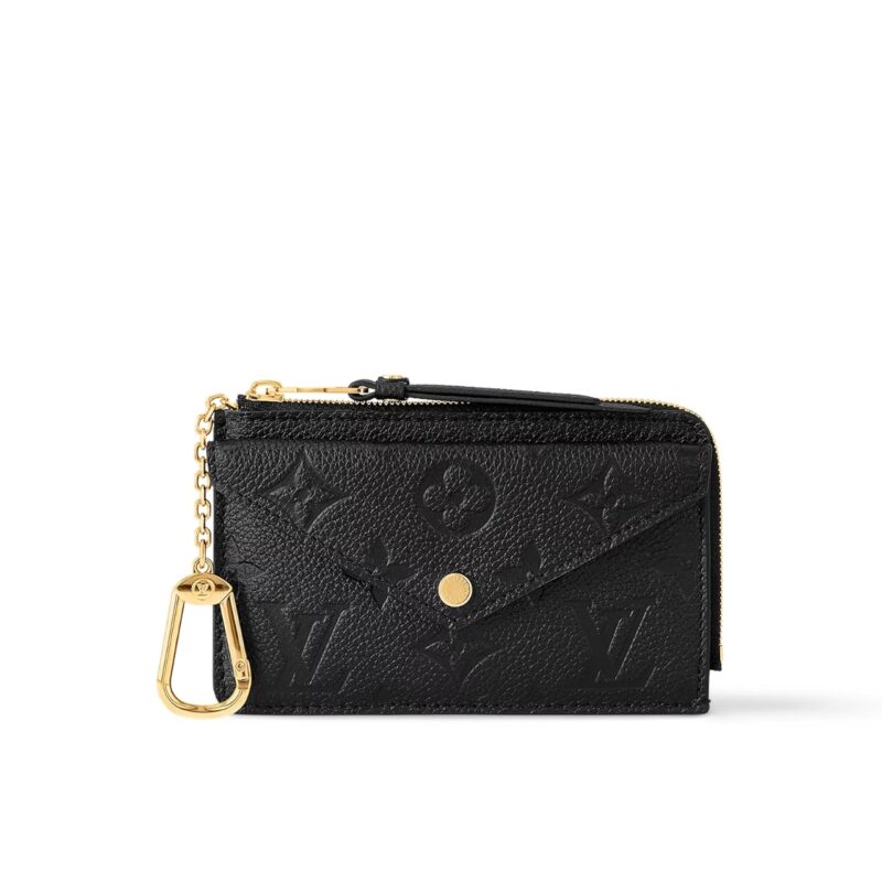 LOUIS VUITTON CARD HOLDER RECTO VERSO BLACK 13CM M69421