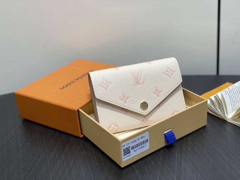 Alternative view of LOUIS VUITTON VICTORINE WALLET BICOLOR EDEN 12CM M14967