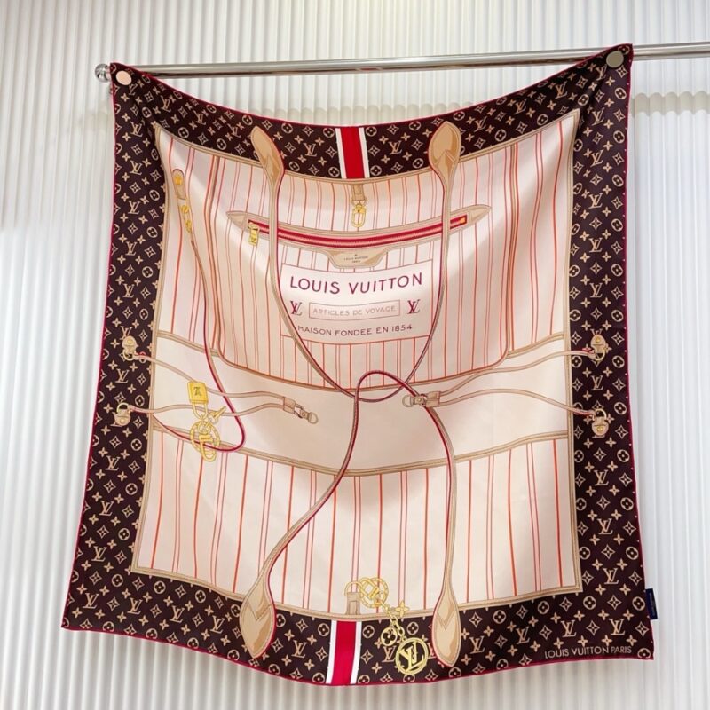 Alternative view of LOUIS VUITTON MY NEVERFULL SQUARE CREAM 90CM M94990