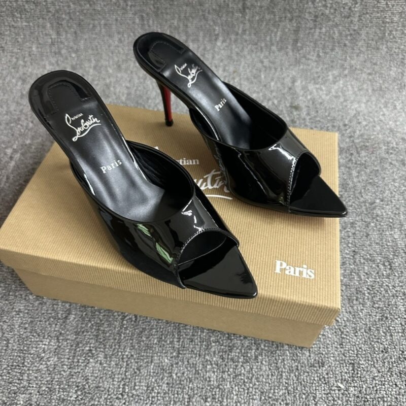 Alternative view of CHRISTIAN LOUBOUTIN MISS Z MULE BLACK 1250997B439